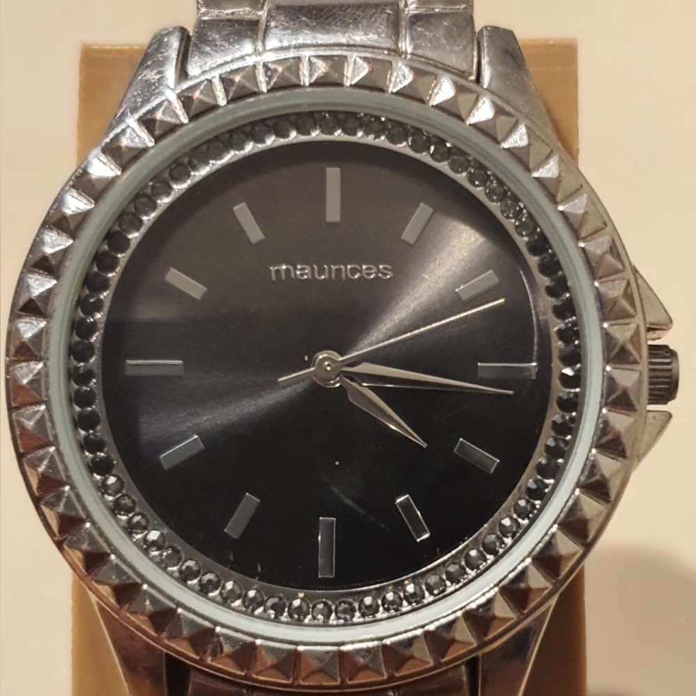 🦋10/$20🦋 Maurices Silver/Grey Stainless Steel Women's Watch